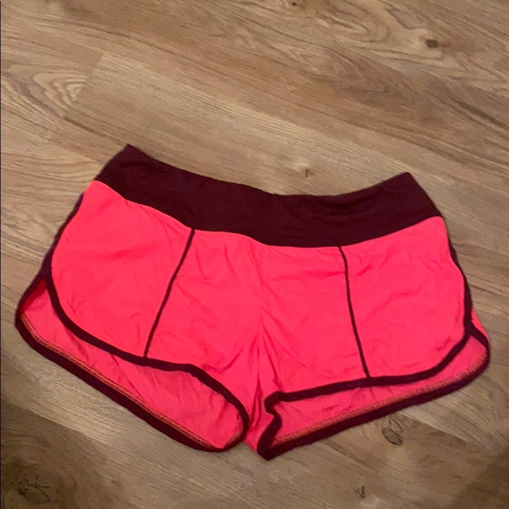 Bright running shorts
